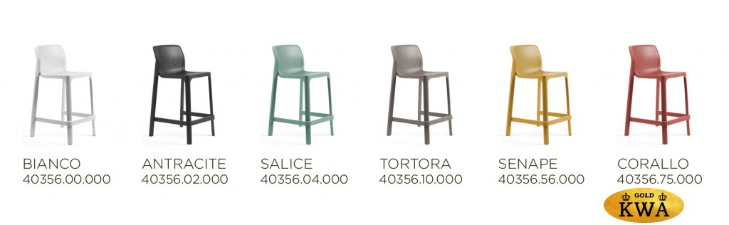 Стул пластиковый полубарный