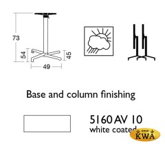 Стол ламинированный обеденный складной