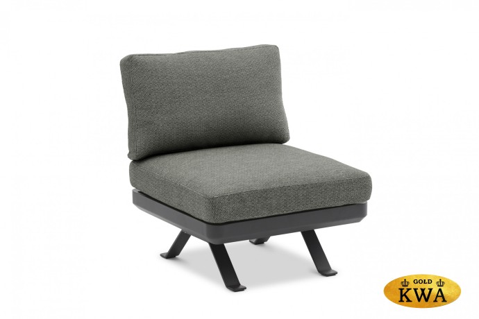 Lund Диван антрацит/антрацит, алюминий/олефин