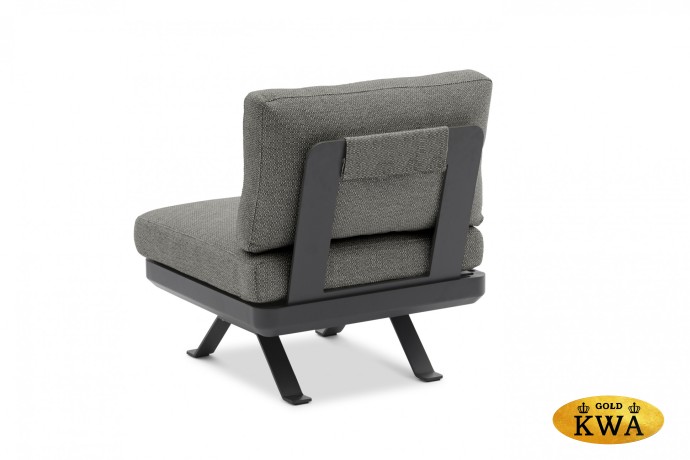 Lund Диван антрацит/антрацит, алюминий/олефин