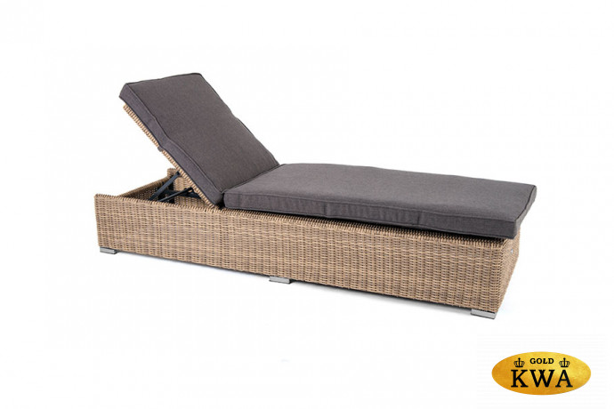 Рим Шезлонг коричневый с подушкой