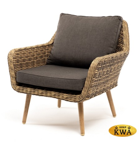 "Прованс" кресло из искусственного ротанга, цвет соломенный