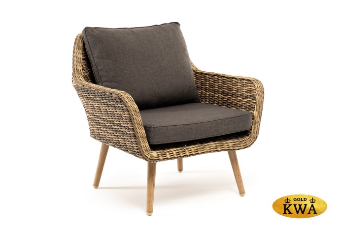 "Прованс" кресло из искусственного ротанга, цвет соломенный