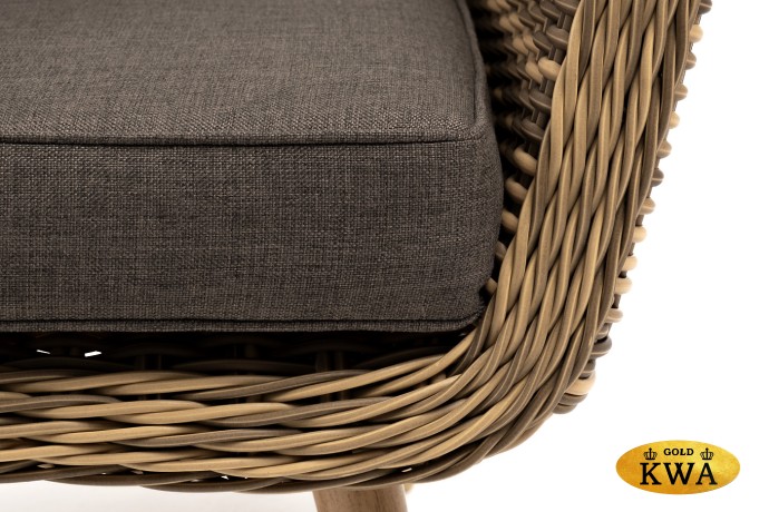 "Прованс" кресло из искусственного ротанга, цвет соломенный