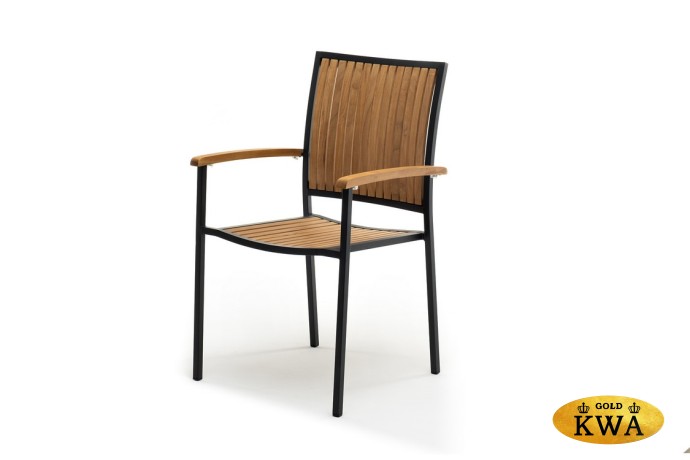 Стул из алюминия LONDON темный графит Joygarden