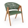 "Амстердам" плетеный стул из искусственного ротанга, цвет зеленый