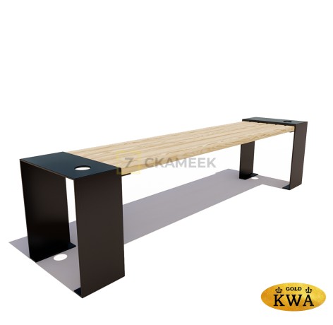 Скамейка уличная «Красногорск» (0,6 ангарская сосна)