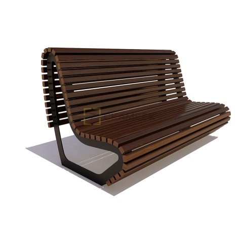 Скамейка «Лондон» (0,6 лиственница,30х40)