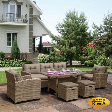 Комплект плетеной мебели AFM-310B Beige