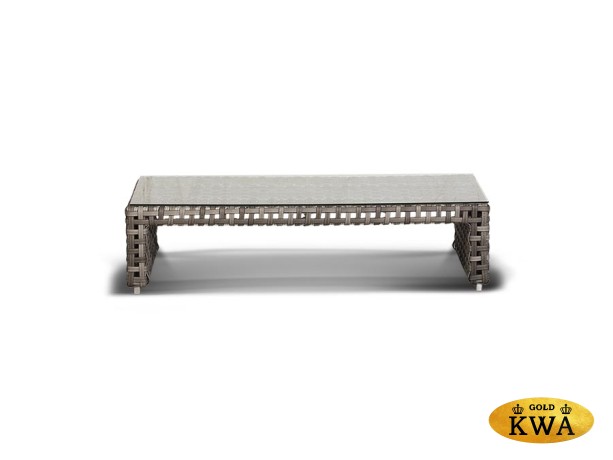 "Тито" лаунж-зона из искусственного ротанга, цвет серый