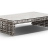 "Тито" лаунж-зона из искусственного ротанга, цвет серый