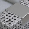 "Тито" лаунж-зона из искусственного ротанга, цвет серый (К)