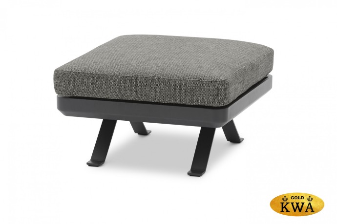 Lund Пуф антрацит/антрацит, алюминий/олефин