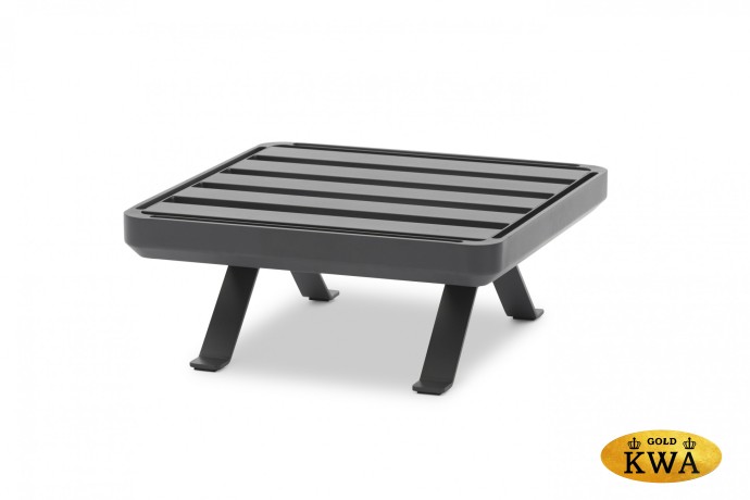 Lund Пуф антрацит/антрацит, алюминий/олефин