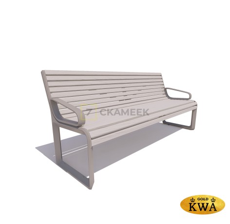 Скамейка «Милан» с подлокотниками (0,6 ангарская сосна)