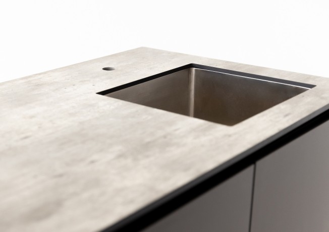 Уличная кухня Lounge C-103SP, 1.9 м, черный/серый каспий