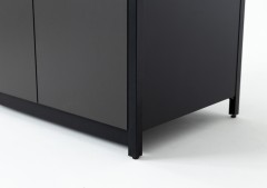 Уличная кухня Lounge C-103SP, 1.9 м, черный/серый каспий