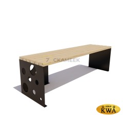 Скамейка уличная «Сыр» (ангарская сосна 2,0,30х60)