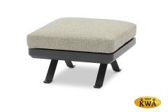 Lund Пуф антрацит/серый, алюминий/олефин