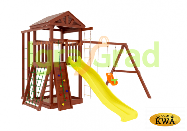 Детская площадка IgraGrad "Панда Фани Fort" с сеткой