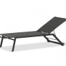 Лежак антрацит, алюминий/текстилен