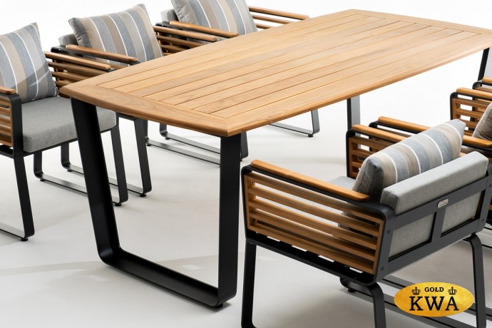 Обеденная группа из алюминия AURA  Joygarden