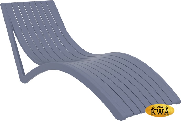 Шезлонг-лежак пластиковый