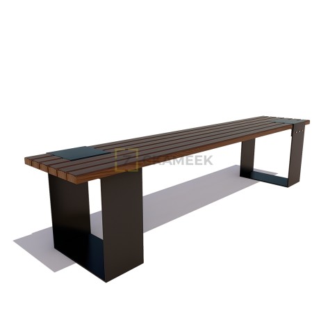 Скамейка «Цюрих» (3,0 м лиственница,30х60)