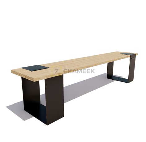 Скамейка «Цюрих» (3,0 м лиственница,30х60)