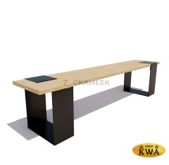 Скамейка «Цюрих» (3,0 м лиственница,30х60)