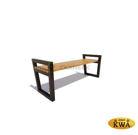 Скамейка «Муром» без спинки (2,5 м лиственница,40х60)