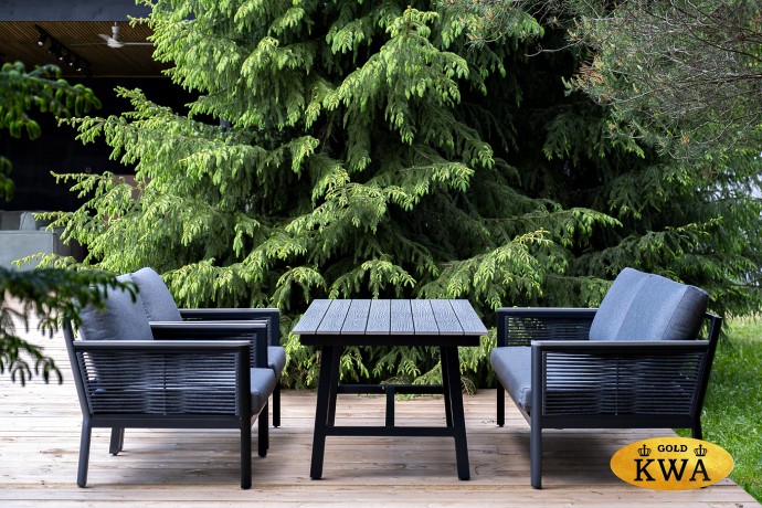 "Сан Ремо" комплект садовый для лаунж-зоны серый