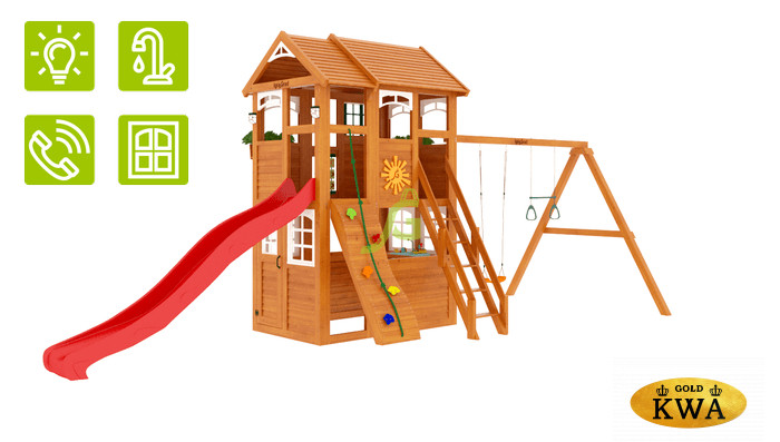 Детская площадка для дачи Клубный домик 2 Luxe