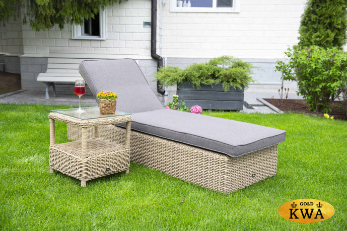 Рим комплект шезлонг со столиком