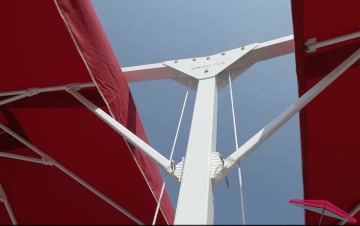 Зонт профессиональный двухкупольный Ø3х6 м