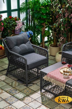 Плетеный стол LUCCA кофейный  Joygarden