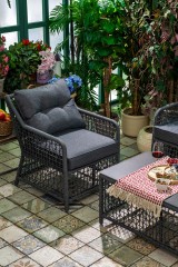 Плетеный стол LUCCA кофейный  Joygarden