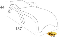 Шезлонг пластиковый