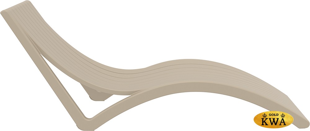 Шезлонг-лежак пластиковый