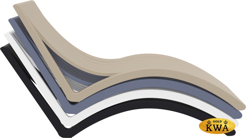 Шезлонг-лежак пластиковый