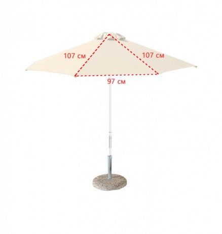 Зонт пляжный профессиональный Ø2.5 м