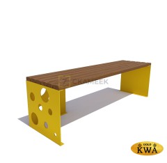 Скамейка уличная «Сыр» (лиственница 2,0,30х60)