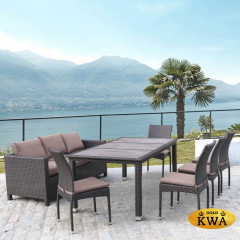 Обеденная группа с диваном на 8 персон