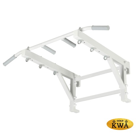 Шведская стена деревянная из массива дуба - ДУБ - СТ+ (стенка + турник семейный + канат + кольца деревянные)