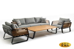 Диванная группа из алюминия AURA  Joygarden