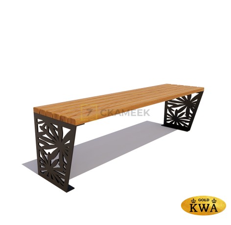 Банкетка «Ромашка» (2,0 лиственница,40х60)