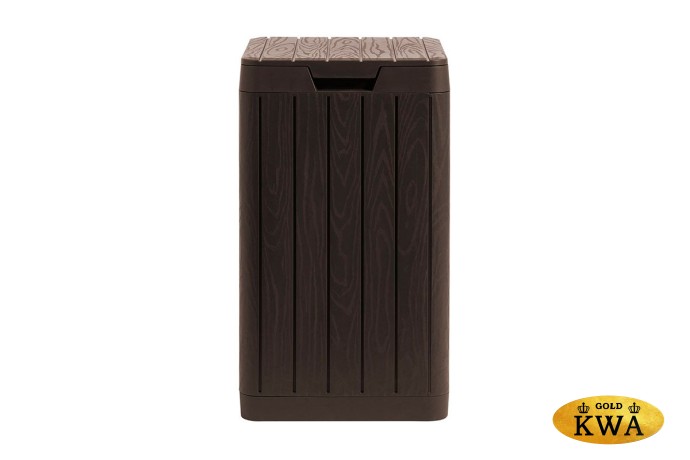 Уличный садовый контейнер для мусора TOOMAX на 80л, коричневый