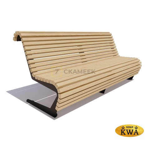 Скамейка «Стрит» (0,6 м ангарская сосна)