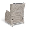 "Форио" кресло раскладное плетеное, цвет бежевый