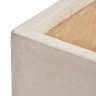 Кашпо TREEZ Effectory Beton Низкий прямоугольник Белый песок д-100, ш-45, в-45 см